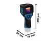 BOSCH Akkus hőkamera GTC 12V-450-13 (4 x 1,5 V-os LR6 (AA) elem + elemadapter)