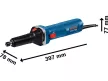 BOSCH Egyenes csiszoló GGS 30 LS fordulatszám szabályzós / 750 W