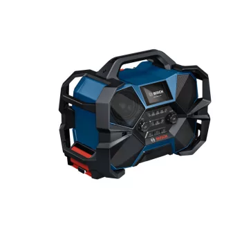   BOSCH Akkus rádió/töltő 12V / 18V GPB 18VH-6 SRC (DAB+, Bluetooth, FM és AUX) IP 54
