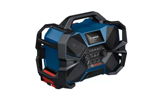 BOSCH Akkus rádió/töltő 12V / 18V GPB 18VH-6 SRC (DAB+, Bluetooth, FM és AUX) IP 54