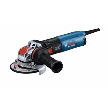   BOSCH GWX 14-125 S Sarokcsiszoló vibrációcsökkentett kiegészítő fogantyúval, védőburkolattal, fel