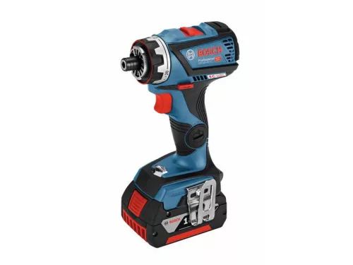 BOSCH GSR 18V-60 FC Akkus fúrócsavarozó (2x5,0Ah) + FlexiClick adapter készlet L-Boxx-ban 06019G7100