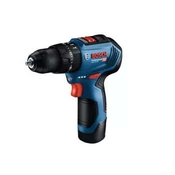   BOSCH Akkus ütvefúró-csavarozó GSB 12V-30 kofferben (2 x 2,0 Ah + gyorstöltő)