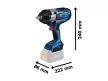 BOSCH BITURBO Akkus ütvecsavarozó GDS 18V-1000 L-BOXX-ban 1/2" (2 x 5,0 Ah akku + gyorstöltő)