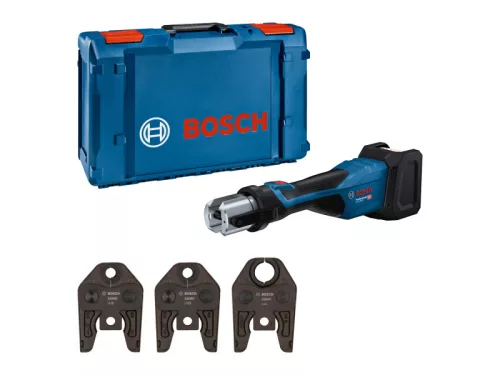 BOSCH Akkus forgófejes présgép 360° GPT 18V-32 U szett (Akku és töltő nélkül)