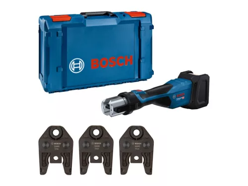 BOSCH Akkus forgófejes présgép 360° GPT 18V-32 TH szett (Akku és töltő nélkül)