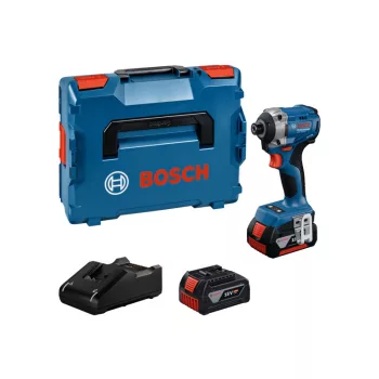   BOSCH Akkus ütvecsavarozó GDR 18V-215 L-BOXX-ban 1/4" 215 Nm (2 x 4,0 Ah akku + gyostöltő)