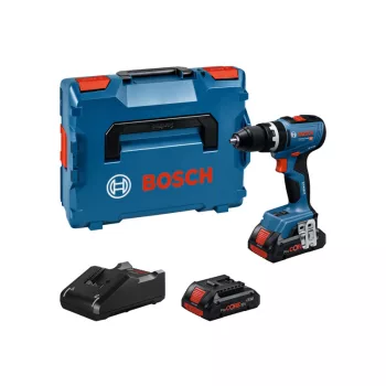   BOSCH Akkus ütvefúró-csavarozó GSB 18V-65 L-BOXX-ban (2 x 4,0 Ah akku + töltő)