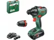 BOSCH Akkus fúrócsavarozó AdvancedDrill 18 + Tokmányadapter kofferben(1 x 2,5 Ah + töltő)