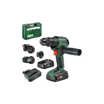   BOSCH Akkus fúrócsavarozó AdvancedDrill 18V-80 Quicksnap + adapterek 78 Nm (2 x 2,5 Ah akku + töl