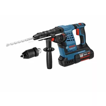   BOSCH GBH 36 VF-LI Plus Akkus fúrókalapács SDS-Plus (2x4,0Ah) + Fúrótokmány L-Boxx-ban 0611907002