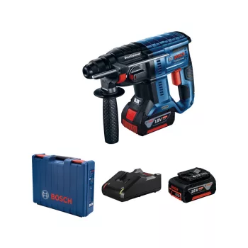   BOSCH Akkus fúrókalapács GBH 180- LI SDS-Plus kofferben (2 x4,0 Ah + gyorstöltő)