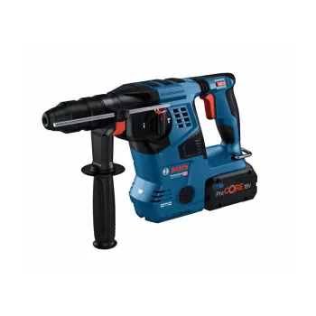   BOSCH GBH 18V-28 C Akkus fúrókalapács (2x ProCORE18V 8.0Ah, GAL1880 CV, Quick Change Chuck, GDE 1
