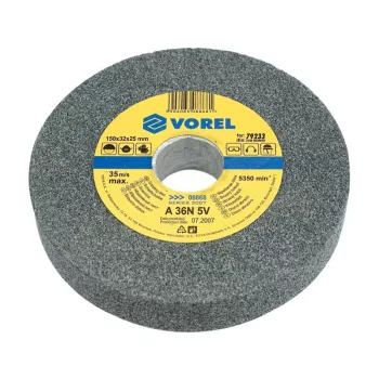 VOREL Köszörűkorong finomszemcsés 200 x 16 x 20 mm