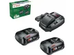 BOSCH Akkumulátor szett PBA 18V / 2 x 2,5 Ah + AL1830CV töltő
