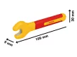 BOSCH Villáskulcs 10 mm / 110 mm 1000 V-ig szigetelt CrV