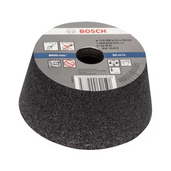   BOSCH Kúpos fazékkorong nagy sarokcsiszolóhoz 110/90 x 55 x 22,2 mm / P24