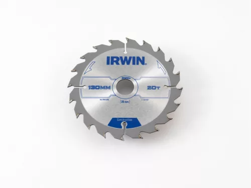 IRWIN1 Fűrésztárcsa fához 130 x 20 mm / 20T