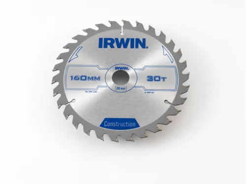 IRWIN1 Fűrésztárcsa fához 160 x 20 mm / 30T