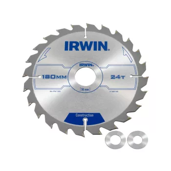 IRWIN1 Fűrésztárcsa fához 180 x 30 mm / 24T