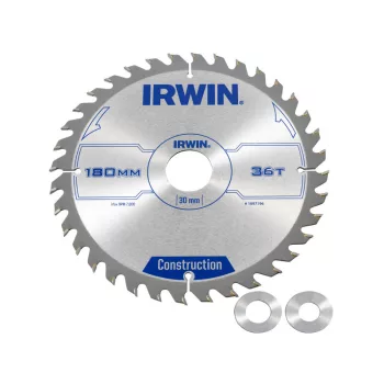 IRWIN1 Fűrésztárcsa fához 180 x 30 mm / 36T