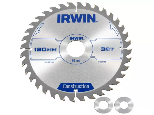 IRWIN1 Fűrésztárcsa fához 180 x 30 mm / 36T
