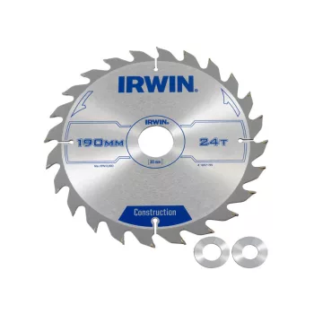 IRWIN1 Fűrésztárcsa fához 190 x 30 mm / 24T
