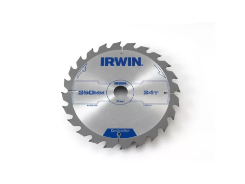 IRWIN1 Fűrésztárcsa fához 250 x 30 mm / 24T