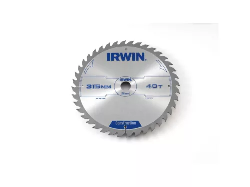 IRWIN1 Fűrésztárcsa fához 315 x 30 mm / 40T