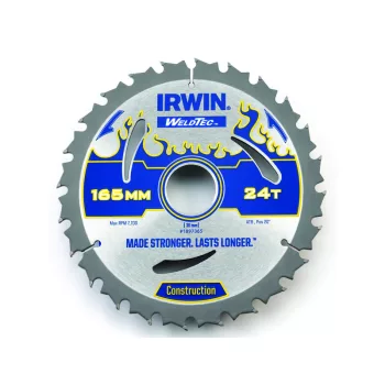 IRWIN1 Fűrésztárcsa fához 165 x 30 mm / 24T