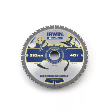 IRWIN1 Fűrésztárcsa fához 210 x 30 mm / 40T