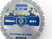 IRWIN1 Fűrésztárcsa fához 136 x 10 mm / 24T