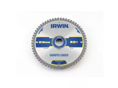 IRWIN1 Fűrésztárcsa fához 216 x 30 mm / 60T