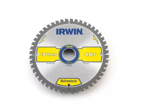 IRWIN1 Fűrésztárcsa Multi 190 x 30 mm / 48TCG