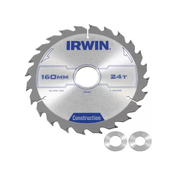IRWIN1 Fűrésztárcsa fához 160 x 30 mm / 24T