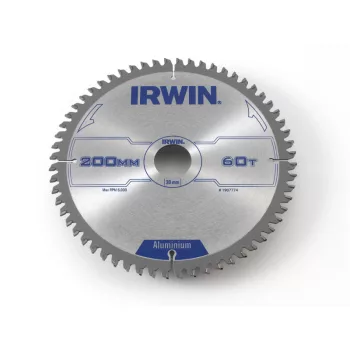 IRWIN1 Fűrésztárcsa aluminiumhoz 200 x 30 mm / 60T