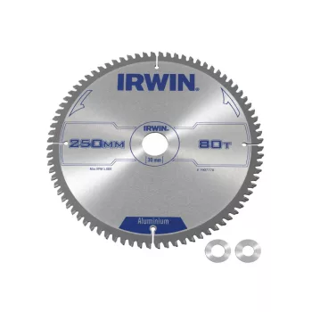 IRWIN1 Fűrésztárcsa aluminiumhoz 250 x 30 mm / 80T