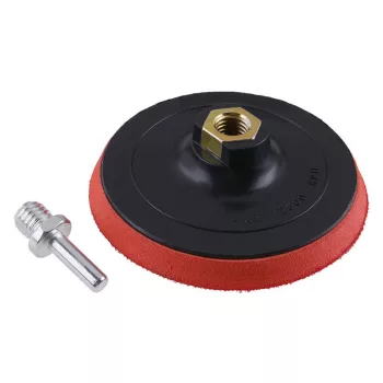   FESTA Tépőzáras gumitányér 115 mm M14 + 8 mm csapos adapter