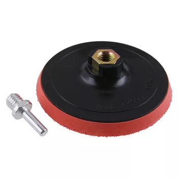   FESTA Tépőzáras gumitányér 125 mm M14 + 8 mm csapos adapter