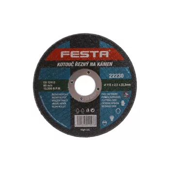 FESTA Vágókorong kőre 115 x 2,5 x 22,2 mm