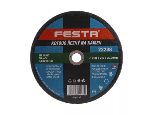 FESTA Vágókorong kőre 230 x 2,5 x 22,2 mm