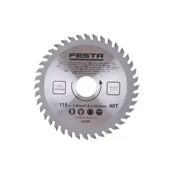 FESTA Fűrésztárcsa fához 115 x 22,2 x 1,8 mm / 40T