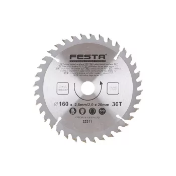 FESTA Fűrésztárcsa fához 160 x 20 x 2,0 mm / 36T