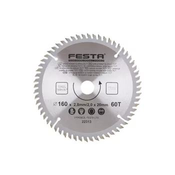 FESTA Fűrésztárcsa fához 160 x 20 x 2,0 mm / 60T