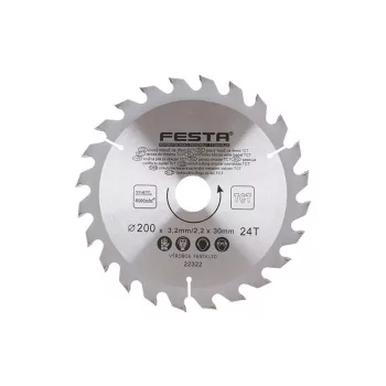 FESTA Fűrésztárcsa fához 200 x 30 x 2,2 mm / 24T