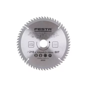 FESTA Fűrésztárcsa fához 210 x 30 x 2,2 mm / 60T
