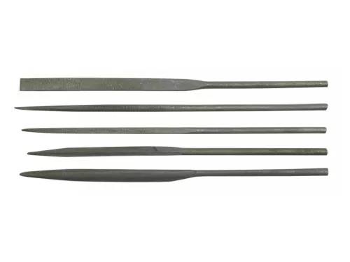 VOREL Tűreszelő készlet 5 részes 4,0 x 160 mm / #2 közepes