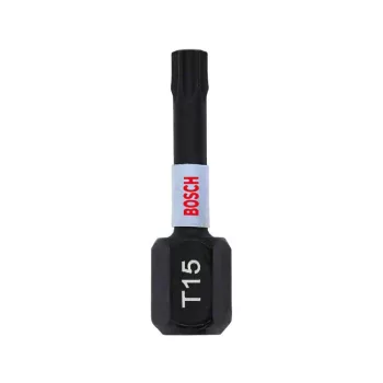   BOSCH Bithegy Torx T15 x 25 mm 1/4" Impact Control (2 db/cs)