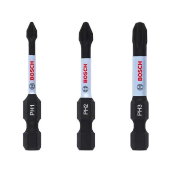   BOSCH Bithegy készlet 3 részes PH1 / PH2 / PH3 x 50 mm Impact Control