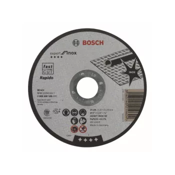   BOSCH Vágókorong fémre 125 x 1,0 x 22,2 mm egyenes Expert for Inox - Rapido